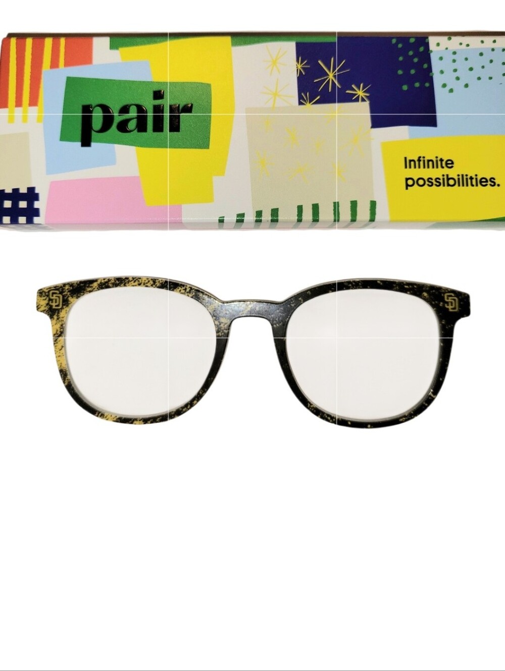 Pair Eyewear Brand Reese Magnetic Topper San Diego Padres "Home Run"  Brown Gold